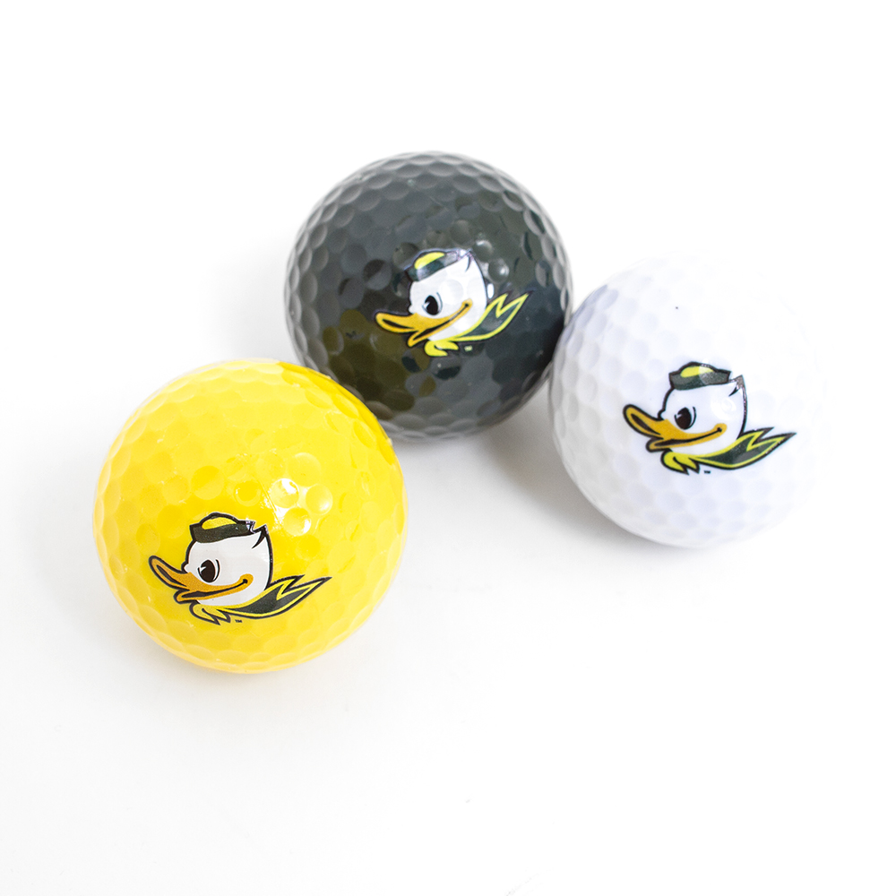 Fighting Duck, Golf Ball, 3 Pack